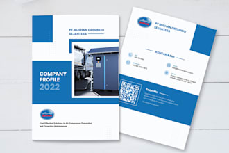design company profile, business brochure, booklet, ebook, proposal