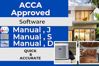do manual j, manual s, manual d for permit