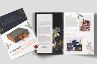 do high effective premium luxury corporate brochure design