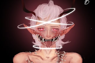 make gore art for you
