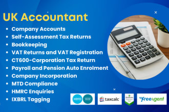 do accounting and bookkeeping for UK company
