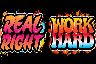 design excellent graffiti text, tags, shirts, and logo