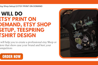 design etsy digital product etsy shop set up print on demand stan store listing