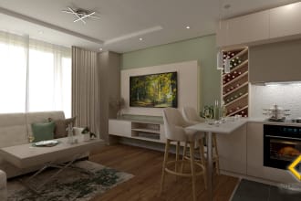 design realistic 3d interior and exterior for your home