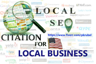 do 40 live local citations for your local business listing