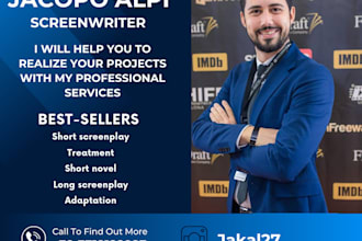 be the screenwriter of your feature film