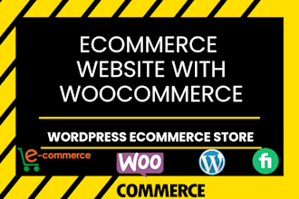 create ecommerce wordpress website with woo commerce