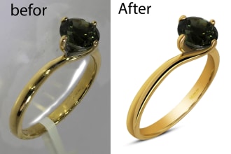 do jewelry photos retouching editing  in photoshop
