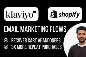 setup pro klaviyo email flows for shopify ecommerce