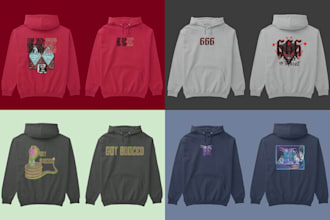 create unique design for hoodie custom design for hoodie