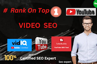 rank youtube video SEO with vidiq and tubebuddy
