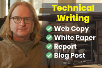 write mechanical engineering articles, web copy, and technical reports