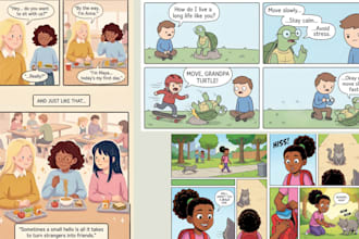 create stunning ai comic books and illustrations any style