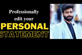 edit your personal statement or college application essay