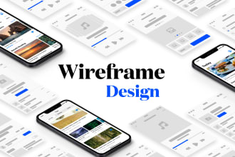 create wireframe in figma for your website or app