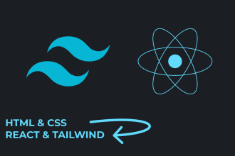 turn your html and css into a react and tailwind component