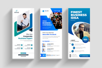 fantastic rack card or dl flyer, door hanger design