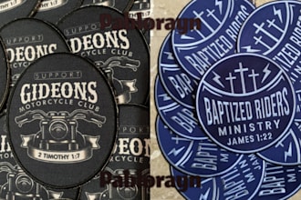 do custom patches badges embroidery digitizing