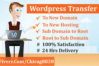 move wordpress site in 24 hours