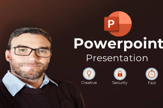 design a professional powerpoint presentation, pitch deck