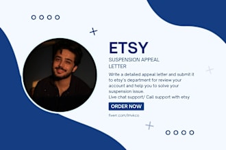 do appeal for etsy reinstatement reopen etsy suspend account