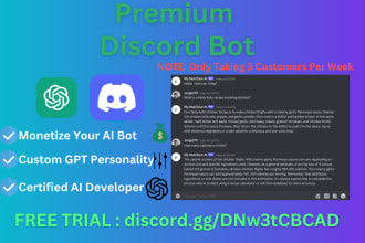 create a custom gpt ai bot for your discord