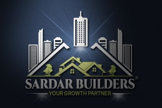 do real estate, property, home, construction, realtor and building logo design