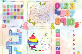 do custom activity books and worksheets for kids