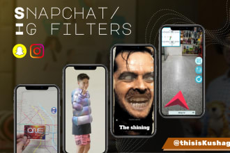 design and publish custom snapchat filters for you