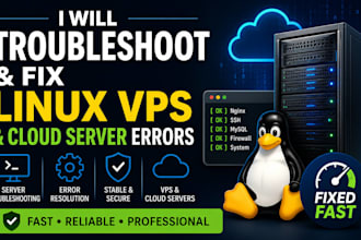 troubleshoot and fix linux vps and cloud server errors