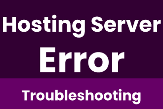 troubleshoot your shared hosting cloud server or vps errors