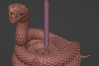 create 3d product for 3d printing with stl format