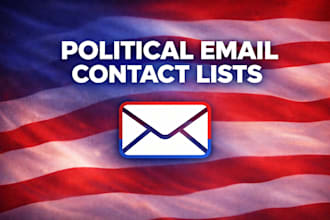 provide a 2026 US political email contact list for senators or representatives
