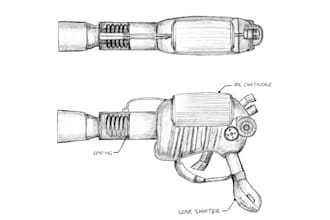 design creative digital pencil sketches