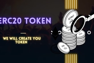 create erc20, bep20 tokens, erc721 nfts, stable coins,deploy smart contract