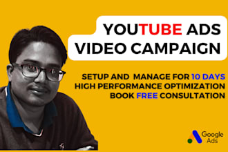 setup and manage youtube ads video ads campaign