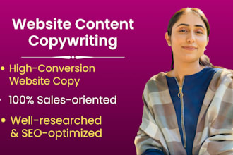 do professional SEO copywriting for the entire website content