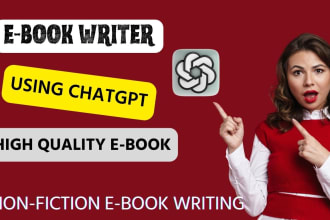 be your non fiction ebook writer, by using chatgpt