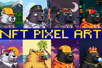 create nft pixel art collections of your choice