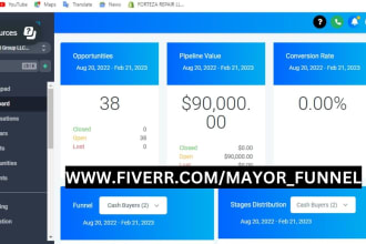 build funnel agent CRM kvcore CRM workflow automation landing page for leads