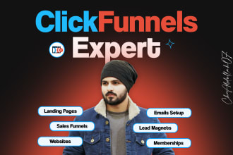 design sales funnels, landing pages, websites in clickfunnels, clickfunnels 2