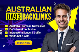 rank australia website SEO with premium australian backlinks high da