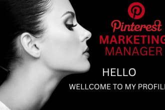 be your professional pinterest marketing manager