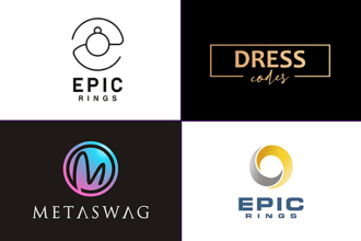 design modern fashion apparel clothing brand logo with 18h