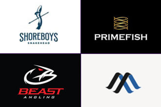 do modern hunting outdoor fishing and adventure logo