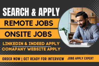 do job search and apply remote or onsite jobs on your behalf
