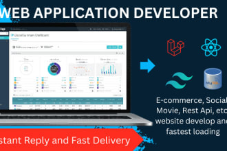 do a best web application using laravel