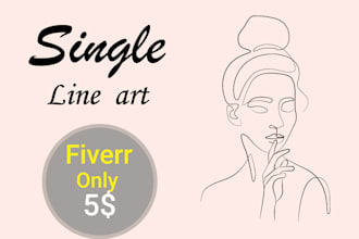 draw one line art, minimalist line art, vector line art