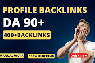 create high authority dofollow profile backlinks manual work