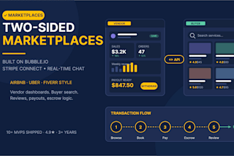 build your bubbleio mvp or saas web app ready for real users